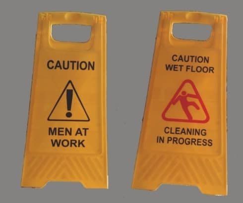 Floor Caution board
