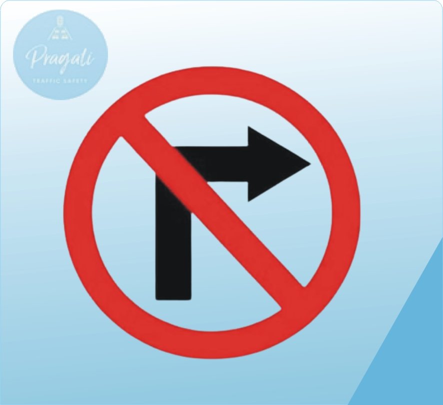 Round IRC 900 MM Signage